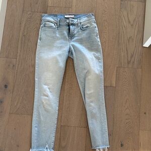 7 For All Mankind Light Blue Ankle Jeans